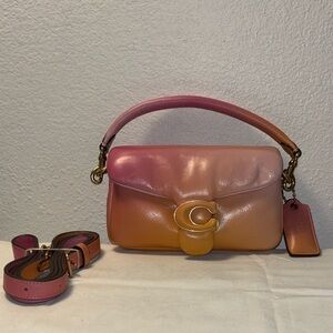 Authentic COACH Pillow Tabby 18 Ombre Leather Shoulder Bag